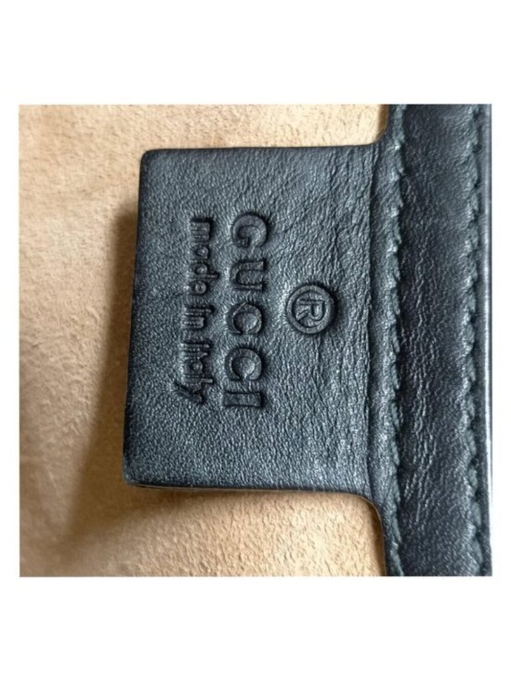 Authentic Gucci Sylvie Leather Shoulder Crossbody Bag Web Stripe Black - Picture 15 of 16